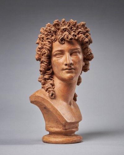 19th century - A Fine Terracotta Bust of a Young man, 19th century