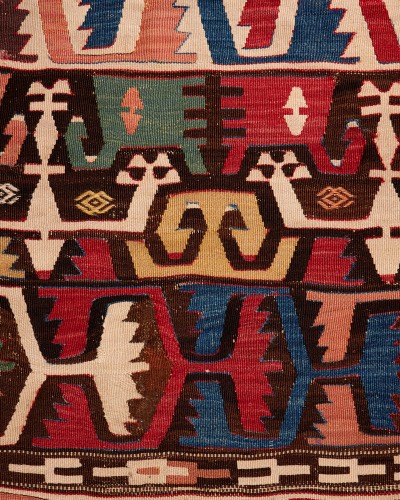 Tapestry & Carpet  - Early 19th Century Anatolian Kilim Fragment