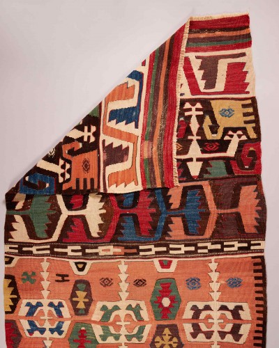 Early 19th Century Anatolian Kilim Fragment - 