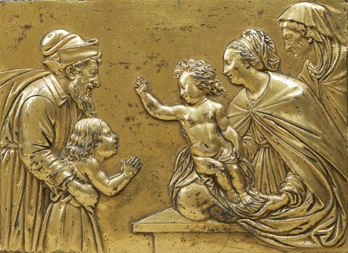 Gilt Bronze Relief, French, circa 1600 - Sculpture Style Renaissance