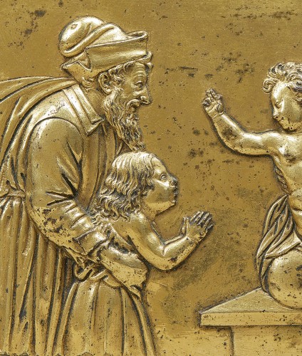 Sculpture  - Gilt Bronze Relief, French, circa 1600