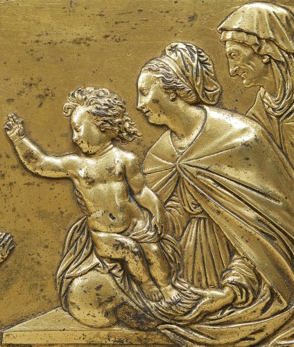 Gilt Bronze Relief, French, circa 1600 - 