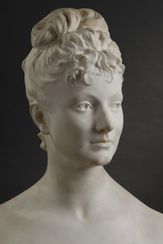 Mademoiselle Reichenberg - Jules Franceschi (1825 – 1893) - Sculpture Style 