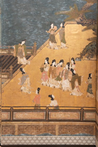  - La visite de Dong Fang Shuo à la reine mère de l’Ouest, XVIIe siècle