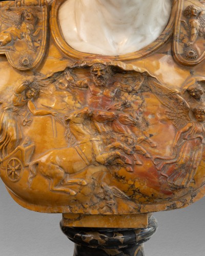 XIXe siècle - Buste de l’empereur Auguste, Rome vers 1865