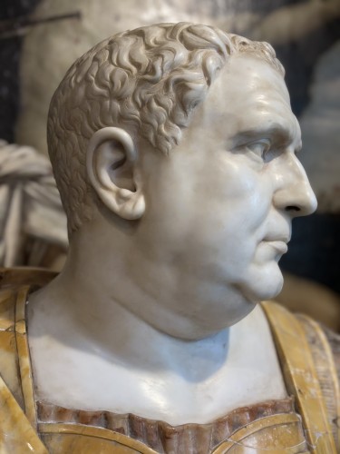 Antiquités - Buste de l’empereur Vitellius, Rome vers 1820
