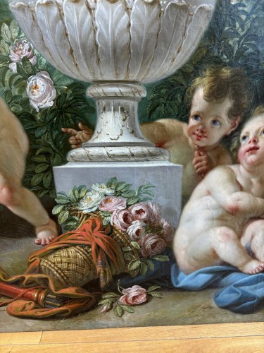 Louis XV - Les enfants oiseleurs ou l’air, J.F Parrocel 1764