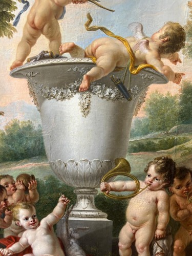 Louis XV - Les enfants chasseurs ou la terre, J.F Parrocel 1764