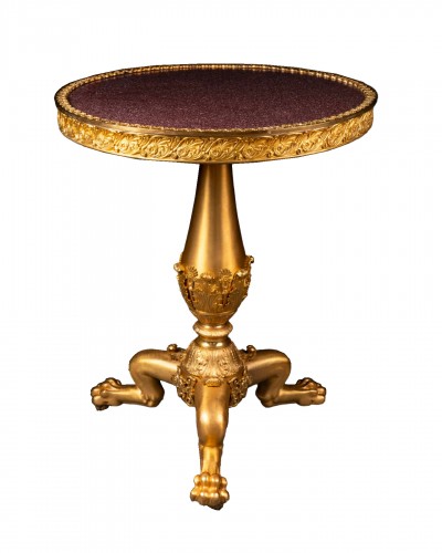 Bronze pedestal table attributed to Thomire, Paris circa 1810