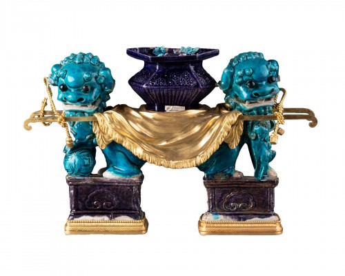 Palanquin aux chiens de Fö, Paris vers 1780-1790