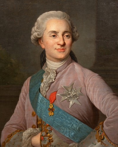 Portrait of King Louis XVI, workshop of J.F Duplessis around 1780