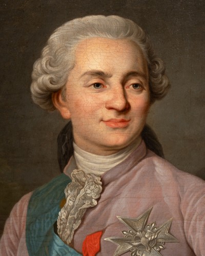 Portrait of King Louis XVI, workshop of J.F Duplessis around 1780 - Paintings & Drawings Style Louis XVI