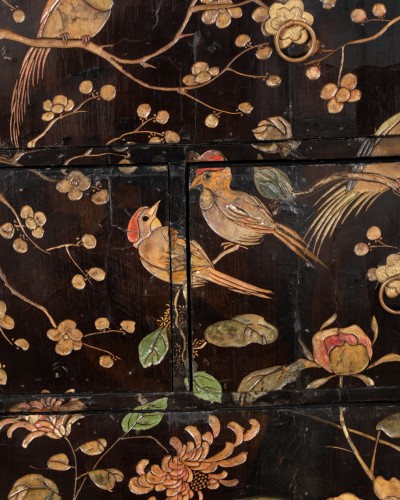 Furniture  - Coromandel lacquer cabinet circa 1680-1700