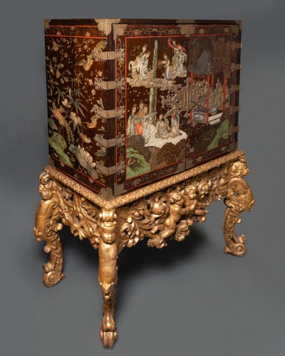 17th century - Coromandel lacquer cabinet circa 1680-1700