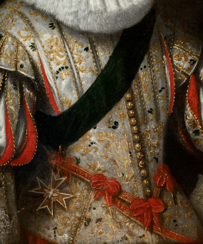 Portrait of King Louis XIII attributed to Daniel Dumonstier - 