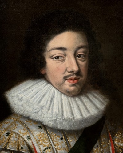 Antiquités - Portrait of King Louis XIII attributed to Daniel Dumonstier