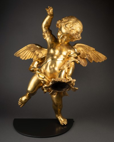 Ormolu  bronze angel, Italy, 18th century - 