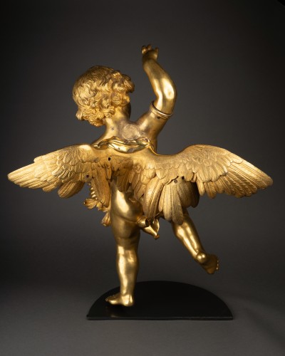 18th century - Ormolu  bronze angel, Italy, 18th century