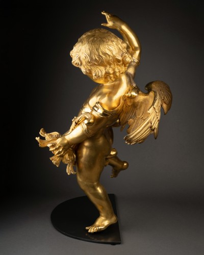 Ormolu  bronze angel, Italy, 18th century - Louis XV