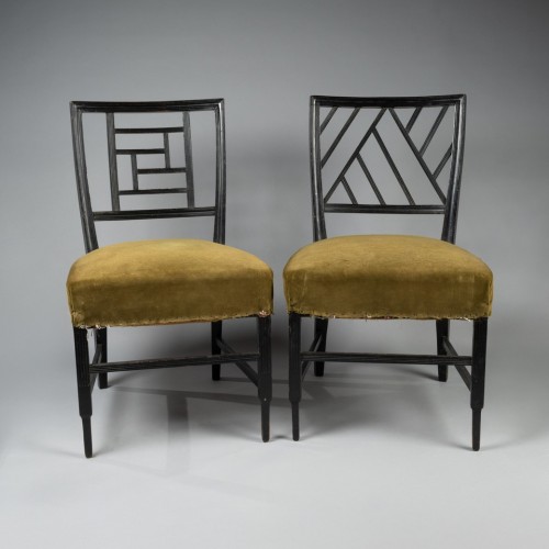 Pair of chairs by Edward William Godwin (1833-1886) - 