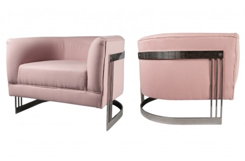 Paire de fauteuils d’inspiration Moderniste