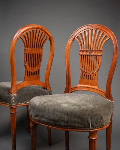 Sièges Chaise - Paire de chaises - Georges Jacob