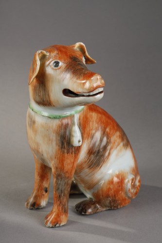 Asian Works of Art  - Pair of dogs  porcelaine Chinese export 18th century