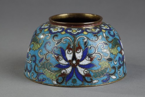 Asian Works of Art  - Brush washer cloisonné enamels - Jiaqing period  (1796 - 820)