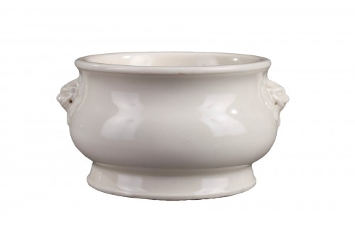 Brule parfum en porcelaine Blanc de Chine -Epoque Kangxi 1662/1722