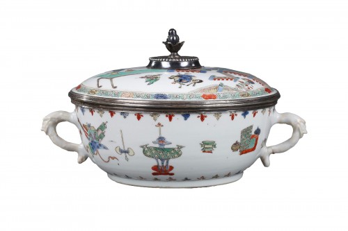 Porcelain bowl of the Famille Verte - Kangxi 1662/1722
