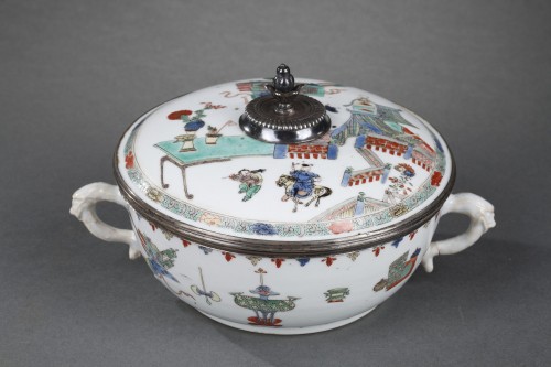 Ecuelle en porcelaine de la Famille Verte - Kangxi 1662/1722 - Arts d