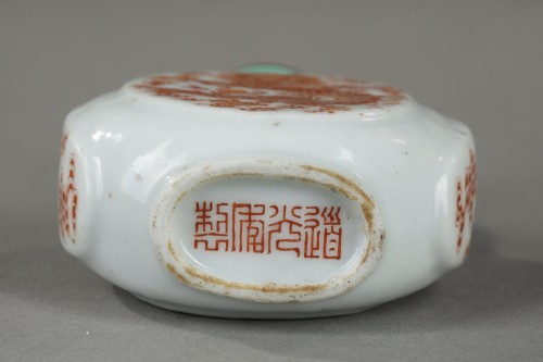 Tabatière en porcelaine - Imperial Daoguang 1821/1850 - Bertrand de Lavergne