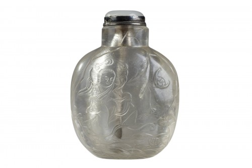 Rock crystal snuff bottle 18/19th century