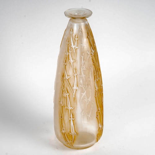1912 René Lalique - Vase Quatre Groupes De Lézards - Verrerie, Cristallerie Style Art nouveau