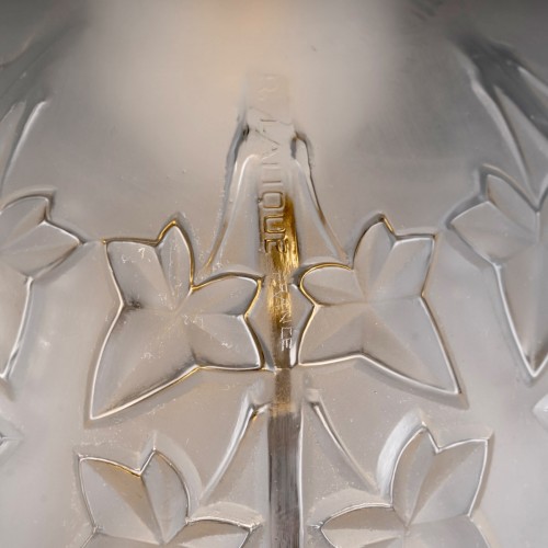 1927 René Lalique - Paire de Lampes "Lierre" - Art Déco
