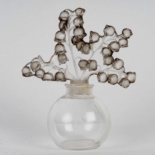 1931 René Lalique - Perfume Bottle Clairefontaine - Glass & Crystal Style Art Déco