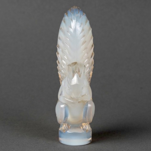 1931 René Lalique - Squirrel Stamp - Glass & Crystal Style Art Déco