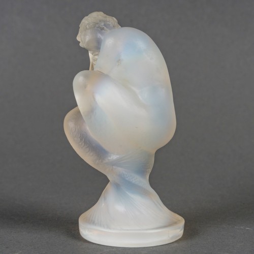 Glass & Crystal  - 1920 René Lalique - Car Mascot Statuette Sirene Mermaid