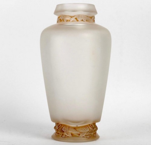 1938 René Lalique - Vase Frise Aigles - Verrerie, Cristallerie Style Art Déco
