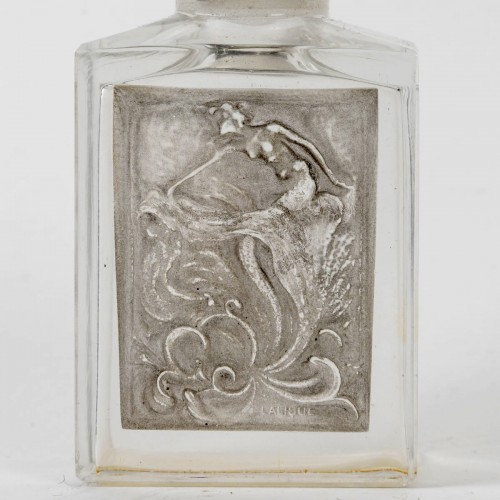 1911 René Lalique - Perfume Bottle l&#039;Effleurt For Coty - Glass & Crystal Style Art nouveau