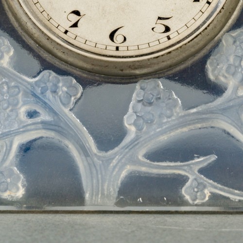 1926 René Lalique - Clock Inséparables Parrrots Mechanical - Art Déco