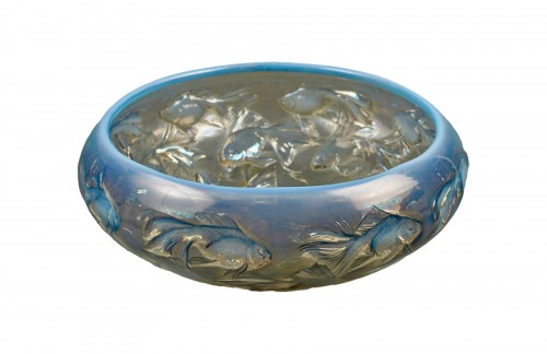 1921 René Lalique - Bowl Cyprins Fishes 