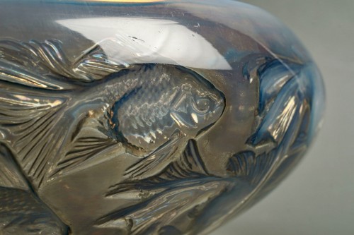 1921 René Lalique - Bowl Cyprins Fishes  - Art Déco