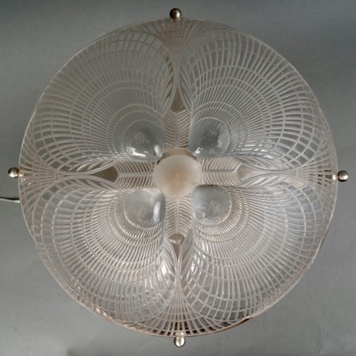 20th century - 1921 René Lalique - Lamp Coquilles 