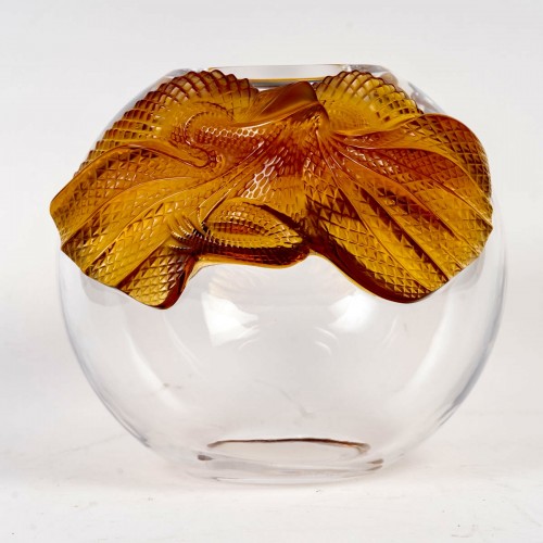 Glass & Crystal  - 1988 Marie Claude Lalique - Vase Erimaki