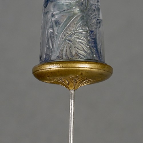 XXe siècle - 1912 René Lalique - Épingle à Chapeau « Scarabées » 