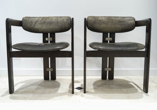 Seating  - Pair Of Pamplona Armchairs Chairs By Savini - Pozzi Edition