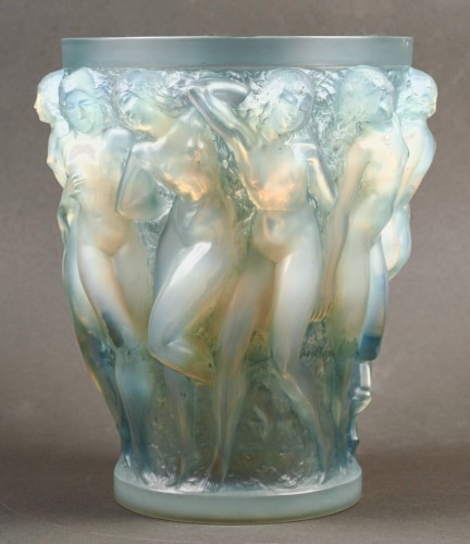 1927 René Lalique - Vase Bacchantes - Verrerie, Cristallerie Style Art Déco