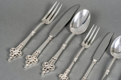 Christofle &amp; Cardeilhac Cutlery Flatware Renaissance Sterling Silver 143 P - 