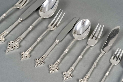  - Christofle &amp; Cardeilhac Cutlery Flatware Renaissance Sterling Silver 143 P